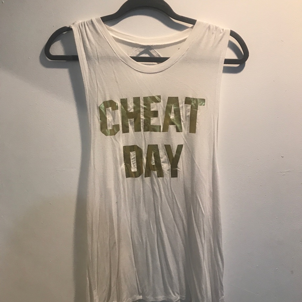 ‘Cheat Day’ Slogan Tank